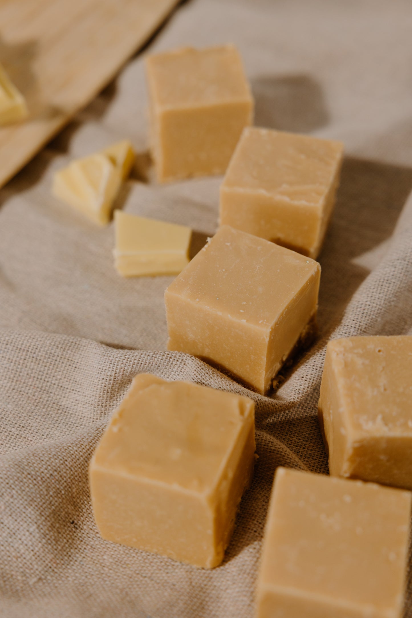 Caramelised White Chocolate Fudge