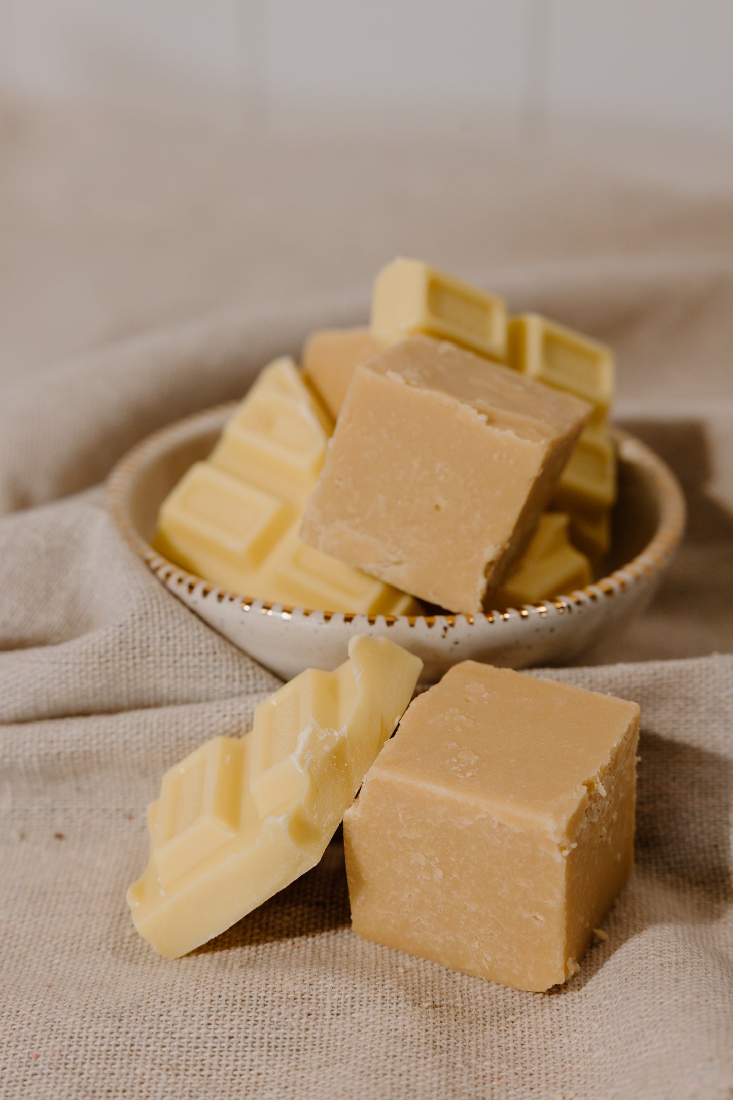 Caramelised White Chocolate Fudge